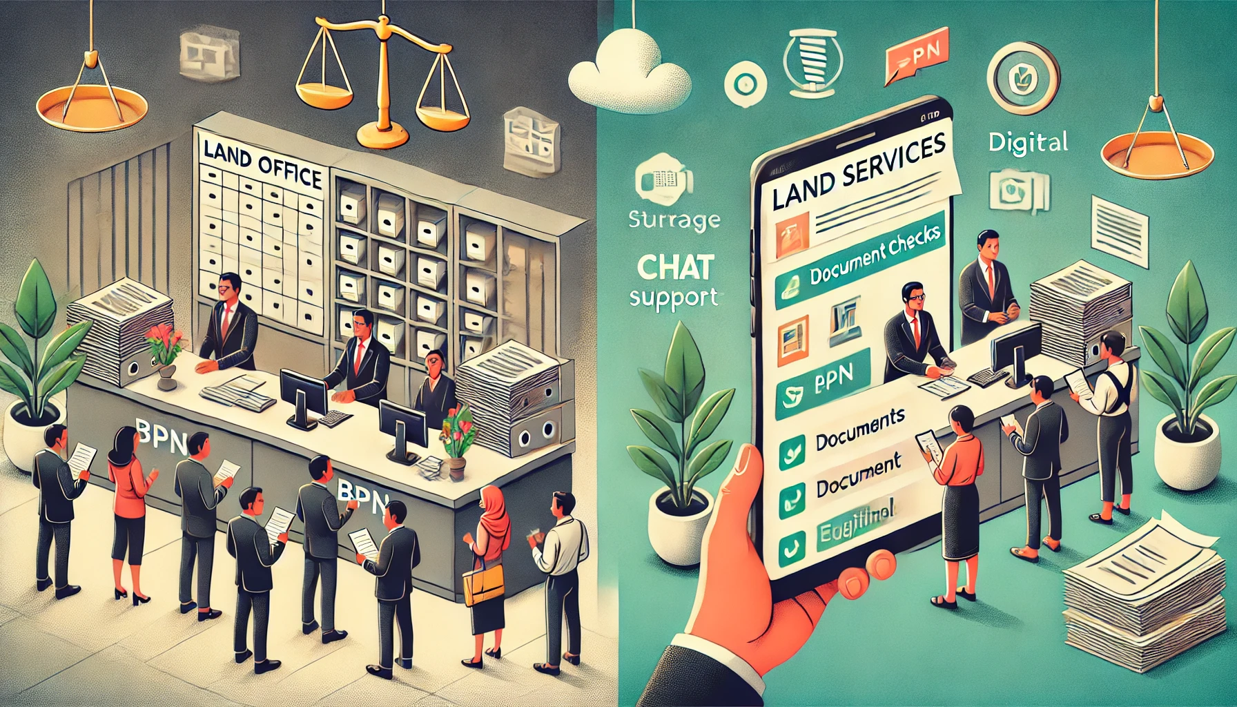 Sosialisasi Inovasi Layanan Pertanahan Digital: Dari Kantor ke Aplikasi